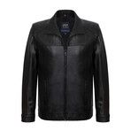 Lapell Collar Jacket // Black (2XL)
