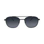 Men's Square Sunglasses V1 // Matte Black + Gray