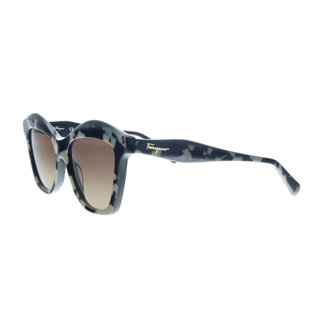 Women's Cat Eye Sunglasses // Taupe Havana + Black