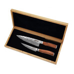 Signature Set // XL Chef Knife + Boning Knife // Walnut
