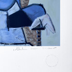 Femme Blonde Au Fauteuil D'Osier