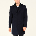 Georgetown Overcoat // Dark Blue (Small)