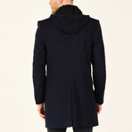 Hooded Coat // Dark Blue (S)