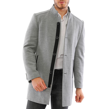 Athens Overcoat // Gray (2X-Large)