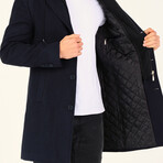 Hooded Coat // Dark Blue (S)