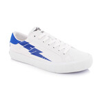 Zeus Canvas Lo Sneakers // White + Nautical (US: 8.5)