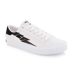 Zeus Canvas Lo Sneakers // White + Black (US: 8)