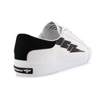 Zeus Canvas Lo Sneakers // White + Black (US: 8.5)