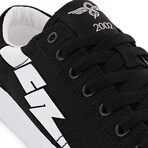 Zeus Canvas Lo Sneakers // Black + White (US: 8)