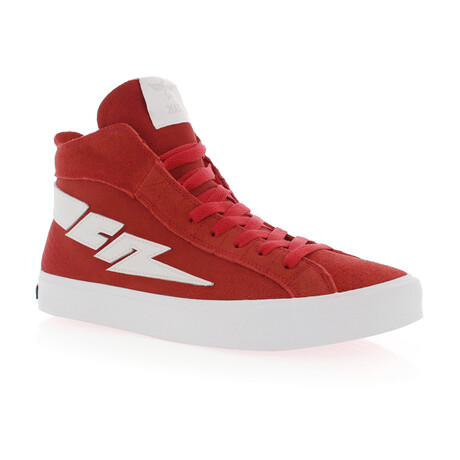 Zeus Hi Suede Sneaker // Red (US: 7)