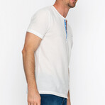 Henley Short Sleeve Tee // White (S)