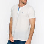 Henley Short Sleeve Tee // White (S)