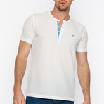 Henley Short Sleeve Tee // White (S)