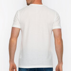 Henley Short Sleeve Tee // White (S)