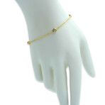 14K Yellow Gold Diamond Bracelet // 7" // Pre-Owned