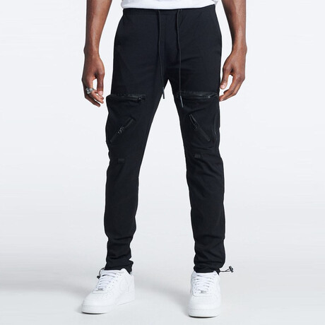Stretch Nylon Pants V2 // Black (S)