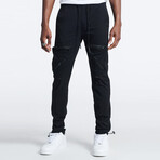 Stretch Nylon Pants V2 // Black (XL)