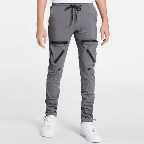 Stretch Nylon Pants // Gray (S)