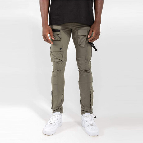 Nylon Pants // Olive (S)