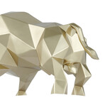Geometric Bull Sculpture // Champagne Gold