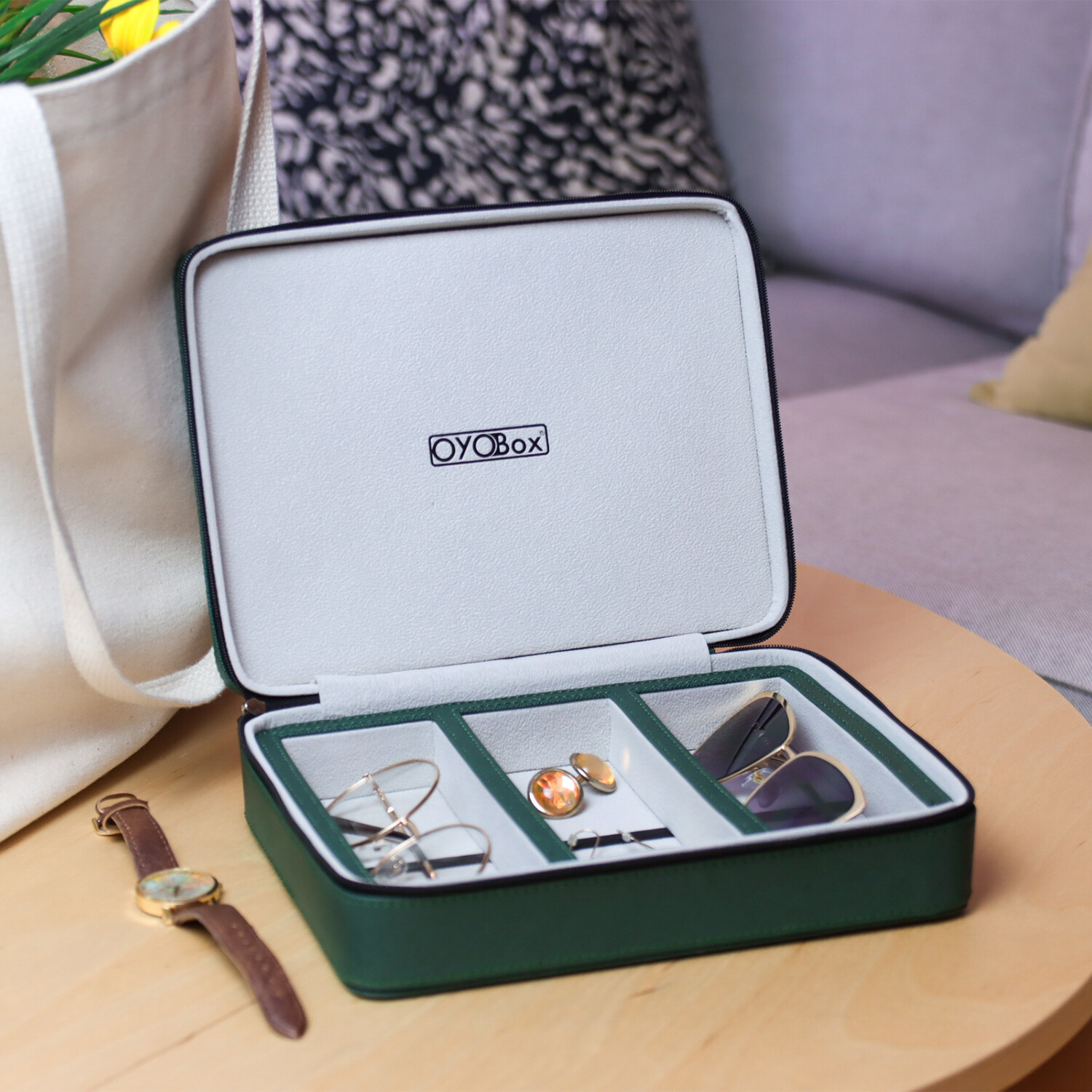 Sunglass Organizer // Hunter Green OYOBox Touch of Modern