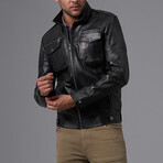 Andre Leather Jacket // Black (2XL)