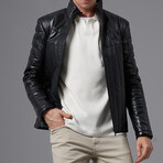 Marques Leather Jacket // Black (XL)