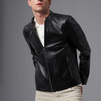 Darnell Leather Jacket // Black (3XL)