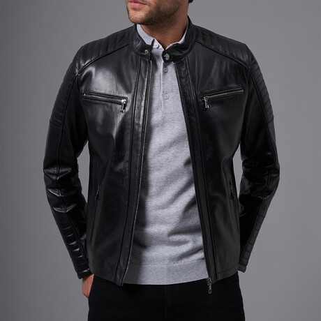 Zachary Leather Jacket // Black (S) - Inci Global PERMANENT STORE ...