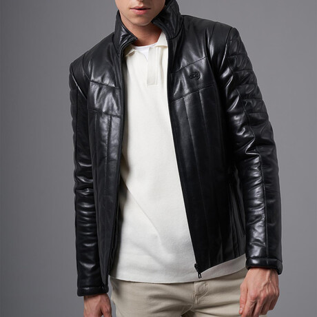 Marques Leather Jacket // Black (S)