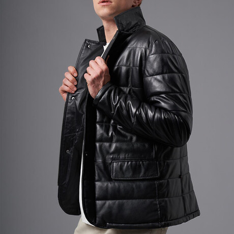 Landan Leather Jacket // Black (S)