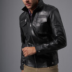 Andre Leather Jacket // Black (2XL)