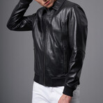 Alden Leather Jacket // Black (3XL)