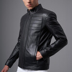 Kason Leather Jacket // Black (M)