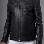 Kason Leather Jacket // Black (M)