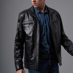 Demarco Leather Jacket // Black (M)