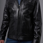 Demarco Leather Jacket // Black (M)