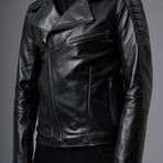 Jax Leather Jacket // Black (S)