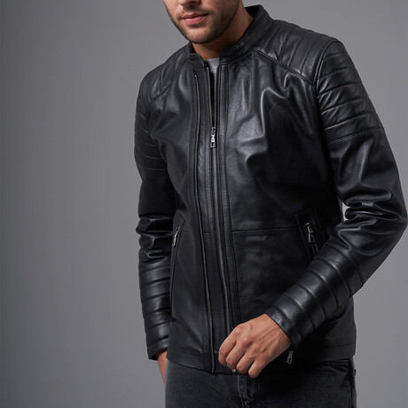 Dean Leather Jacket // Black (S)