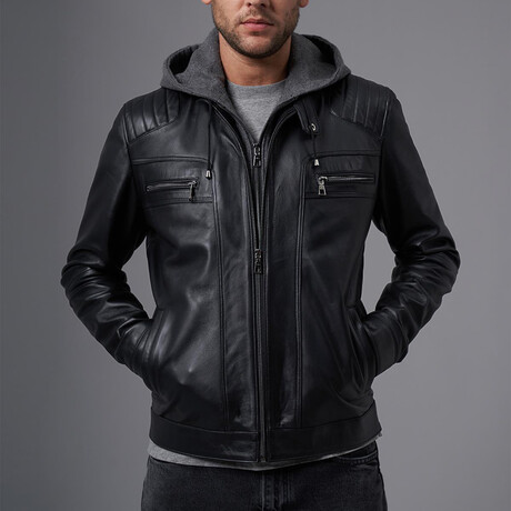 Rory Leather Jacket // Black (S)