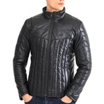 Braedon Leather Jacket // Black (L)