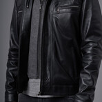 Rory Leather Jacket // Black (S)