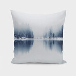 Snowy Lake (14"H x 14"W)