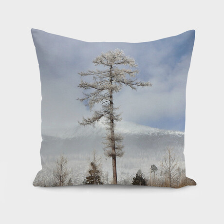 Winter Larch Tree (14"H x 14"W)