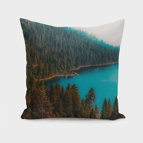 View From Emerald Bay In Lake Tahoe (14"H x 14"W)