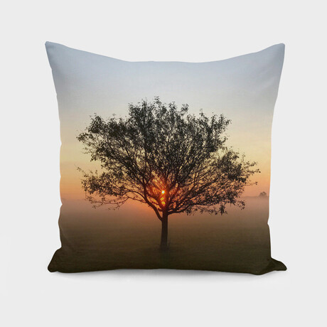 Tree At Sunrise (14"H x 14"W)