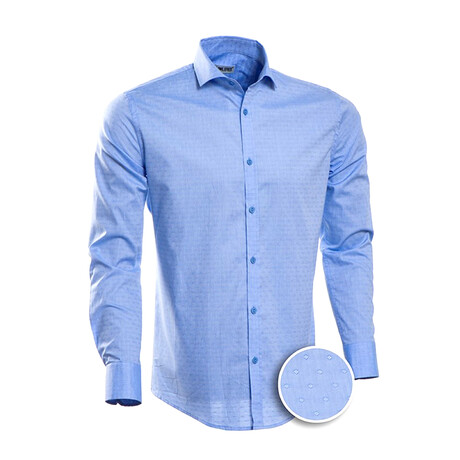 Kamden Slim Fit Shirt // Blue (Small)