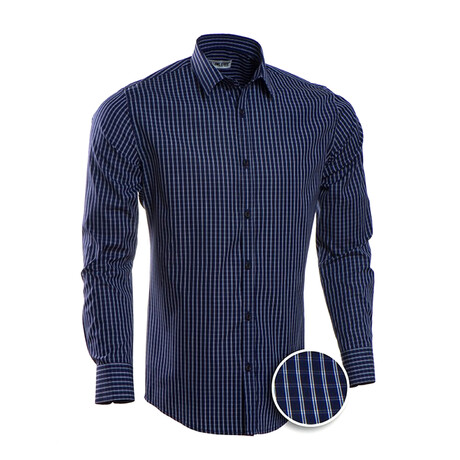 Anton Slim Fit Shirt // Black (Small)