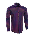 Craig Slim Fit Shirt // Red + Parliament (Small)