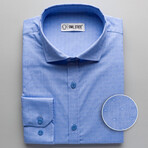 Kamden Slim Fit Shirt // Blue (Small)